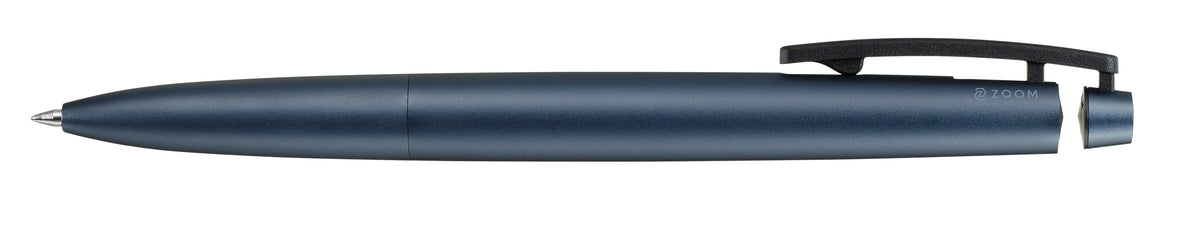 Tombow Zoom C1 Kugelschreiber – Schwarz, Spitze 0,7 mm, Duralumin, Blau