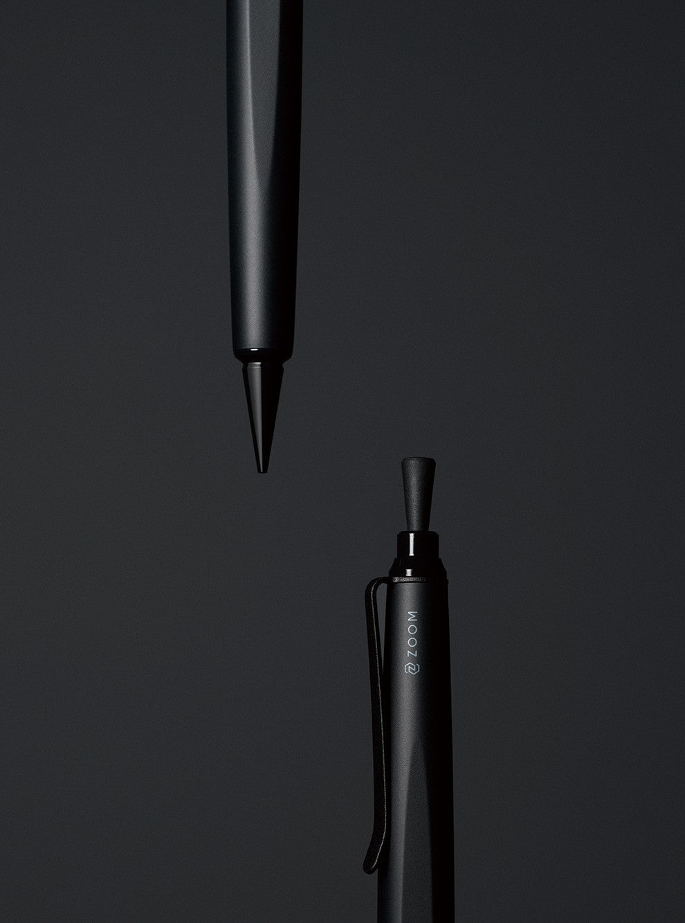 Tombow Zoom L2 Kugelschreiber – Schwarz, Spitze 0,5 mm, Neorabasan (Soft-Touch), Blau
