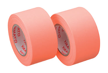 Yamato Haftnotizen auf Rolle – 10 m × 25 mm – orange, vollflächig klebend, 2er-Set