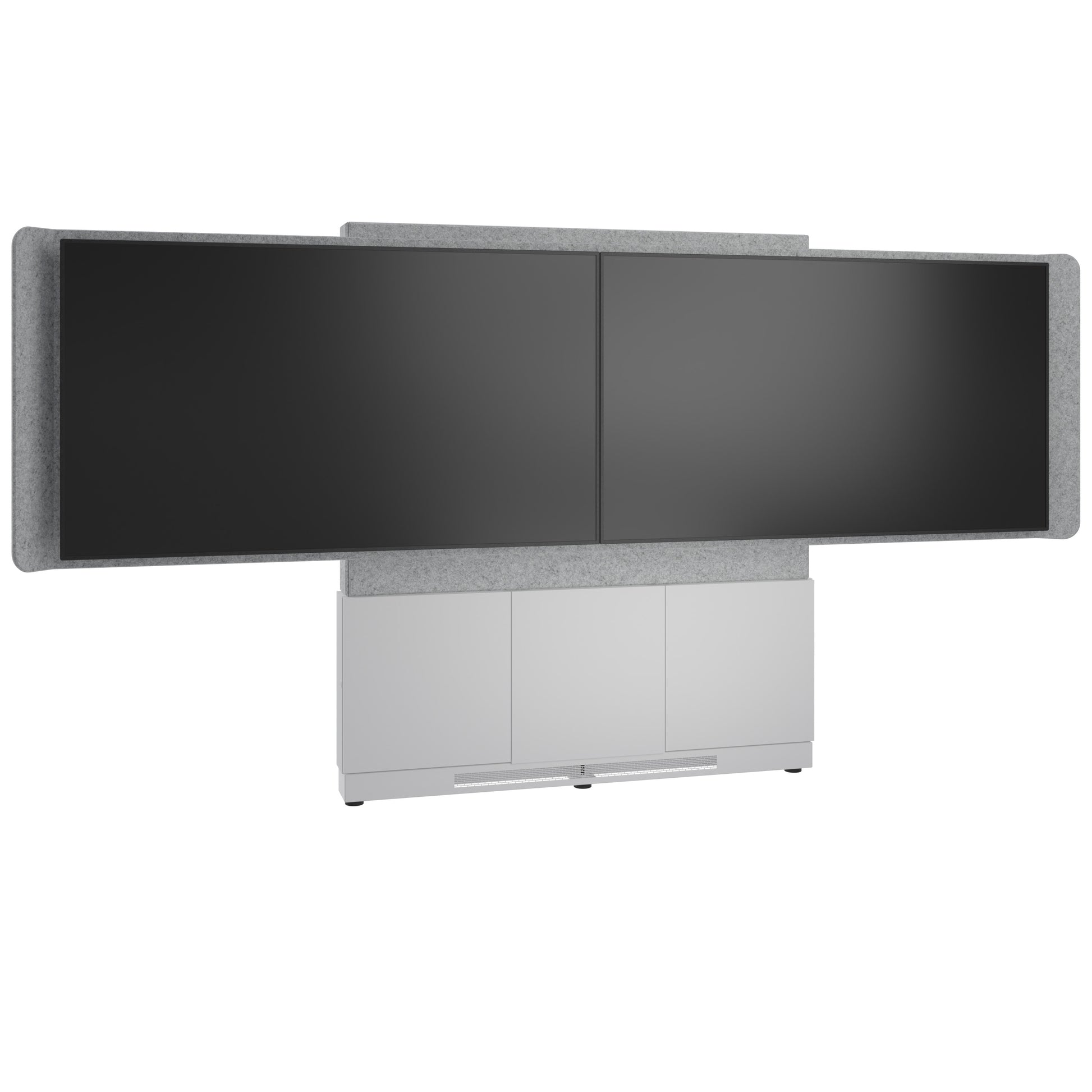 Middle Atlantic Wandlift (bodenstehend) – 65–75" – bis 136 kg, für 2 Displays – FM-DS-6675FW-JD8W