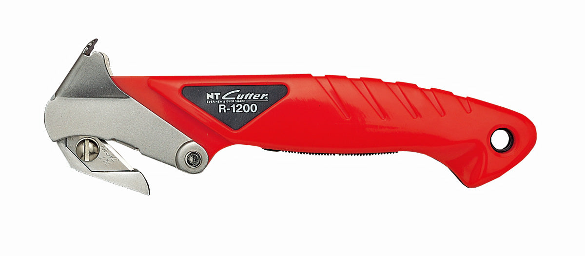 NT Cutter R-1200 P – Abbrechmesser, Kunststoff, Spezialhaken, inkl. 1 BR-400P Klinge