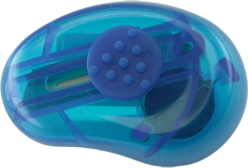 NT Cutter Quick-Knife iQ-100 P – Sicherheitsmesser, Kunststoff, automatischer Klingenrückzug, seitlicher Magnet