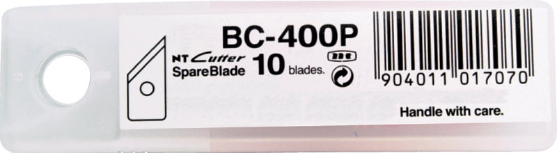 NT Cutter BC-400P – Ersatzklingen, einseitiger Schliff, 10 Stk., für Kreisschneider C-2500P