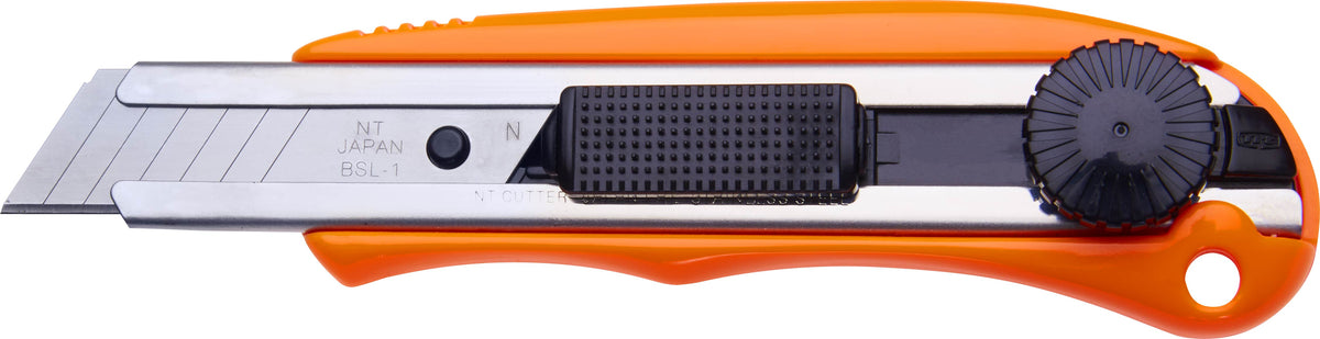 NT Cutter SL-20P – Abbrechmesser, automatischer Klingenrückzug, fluoreszierend orange