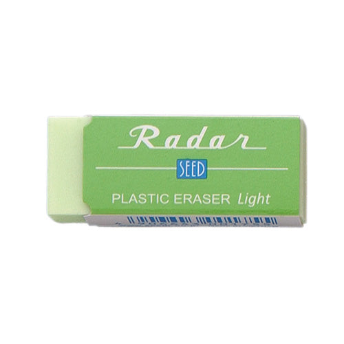 Seed Radiergummi Colorful Radar Light EP-KL60-G – für Bleistifte, staubarm, 43 × 18 × 12 mm, grün