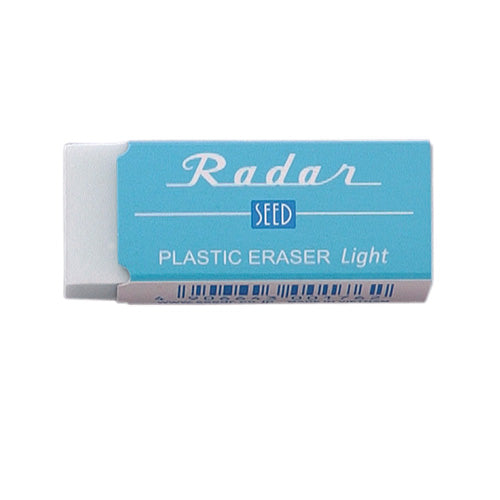 Seed Radiergummi Colorful Radar Light EP-KL60-B – für Bleistifte, staubarm, 43 × 18 × 12 mm, blau