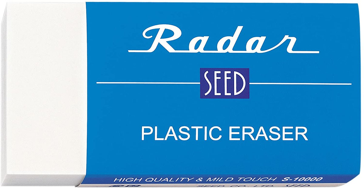 Seed Radiergummi Radar S-10000 – leistungsstark, 97% Radierfähigkeit, 276 × 141 × 43 mm
