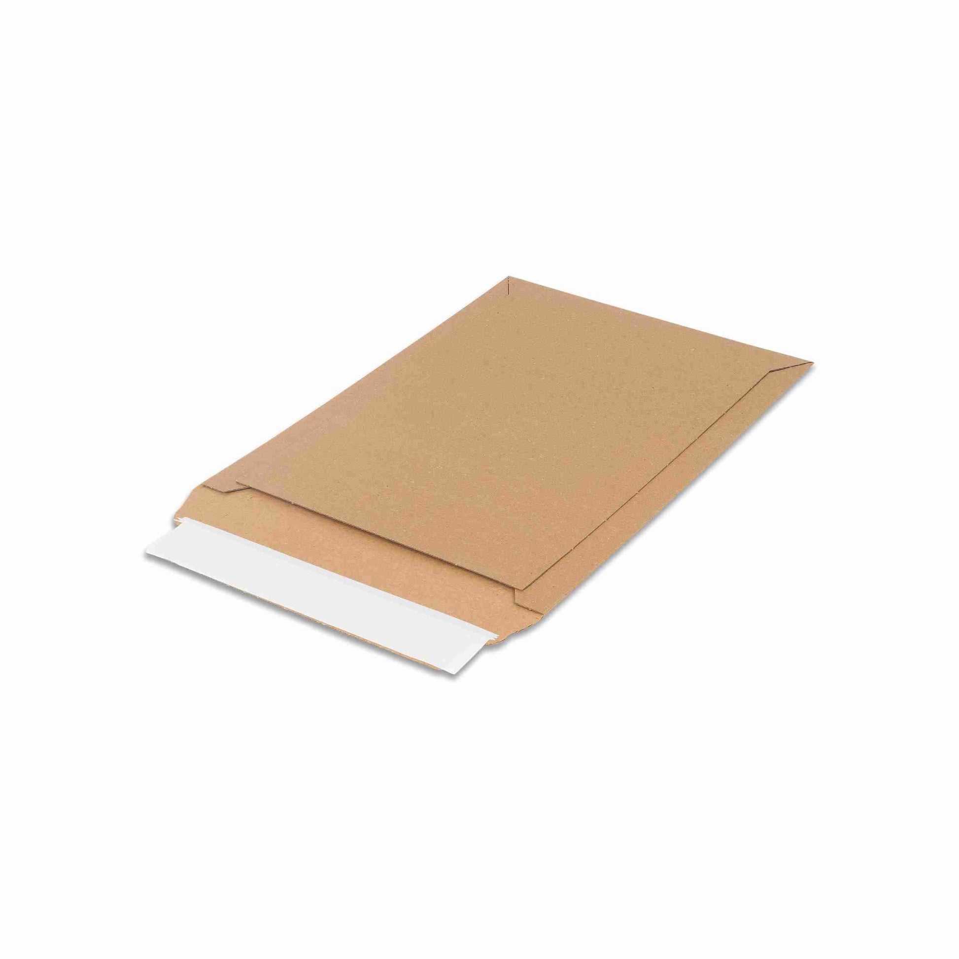Model Karton-Versandtasche – 235 × 340 × 35 mm, selbstklebend, Karton, braun – 1 Palette (3'600 Stk.)