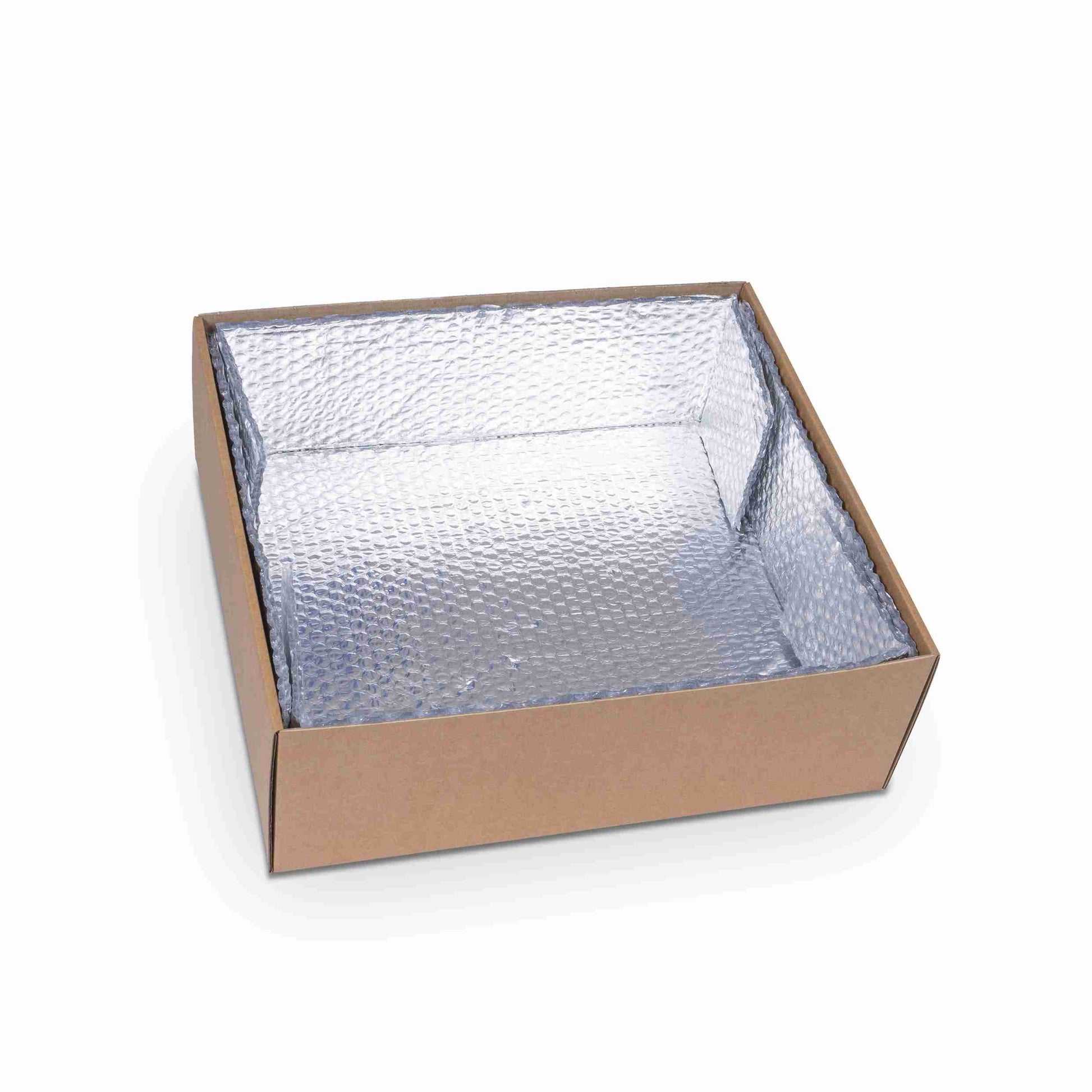 Frische verpackung Teleskopbox – 416 × 388 × 145 mm, braun, nassfest, selbstklebend – 1 Palette (500 Stk.)