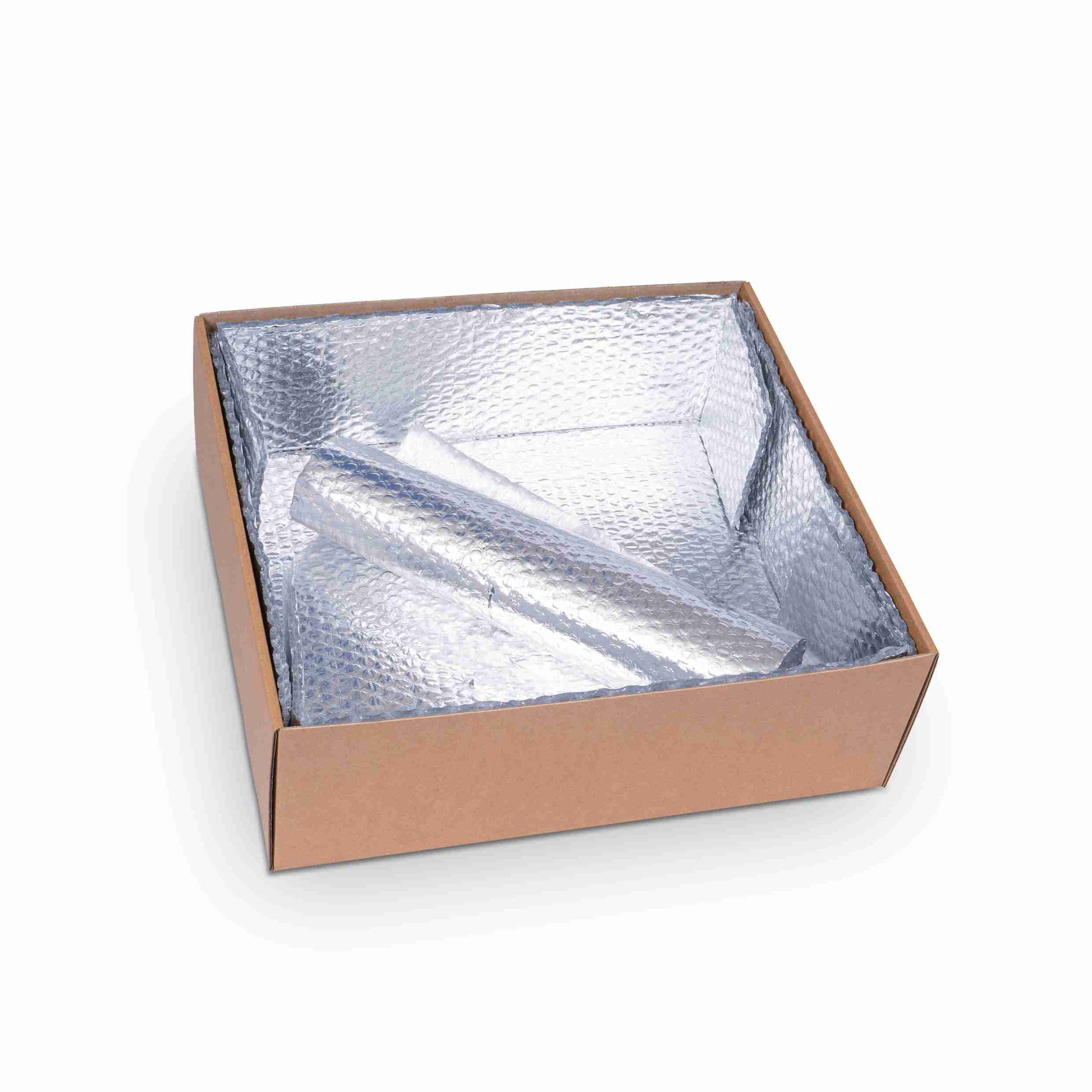 Frische verpackung Teleskopbox – 416 × 388 × 145 mm, braun, Wellkarton, nassfest, Deckel – 1 Stk., ab 20 Stk.