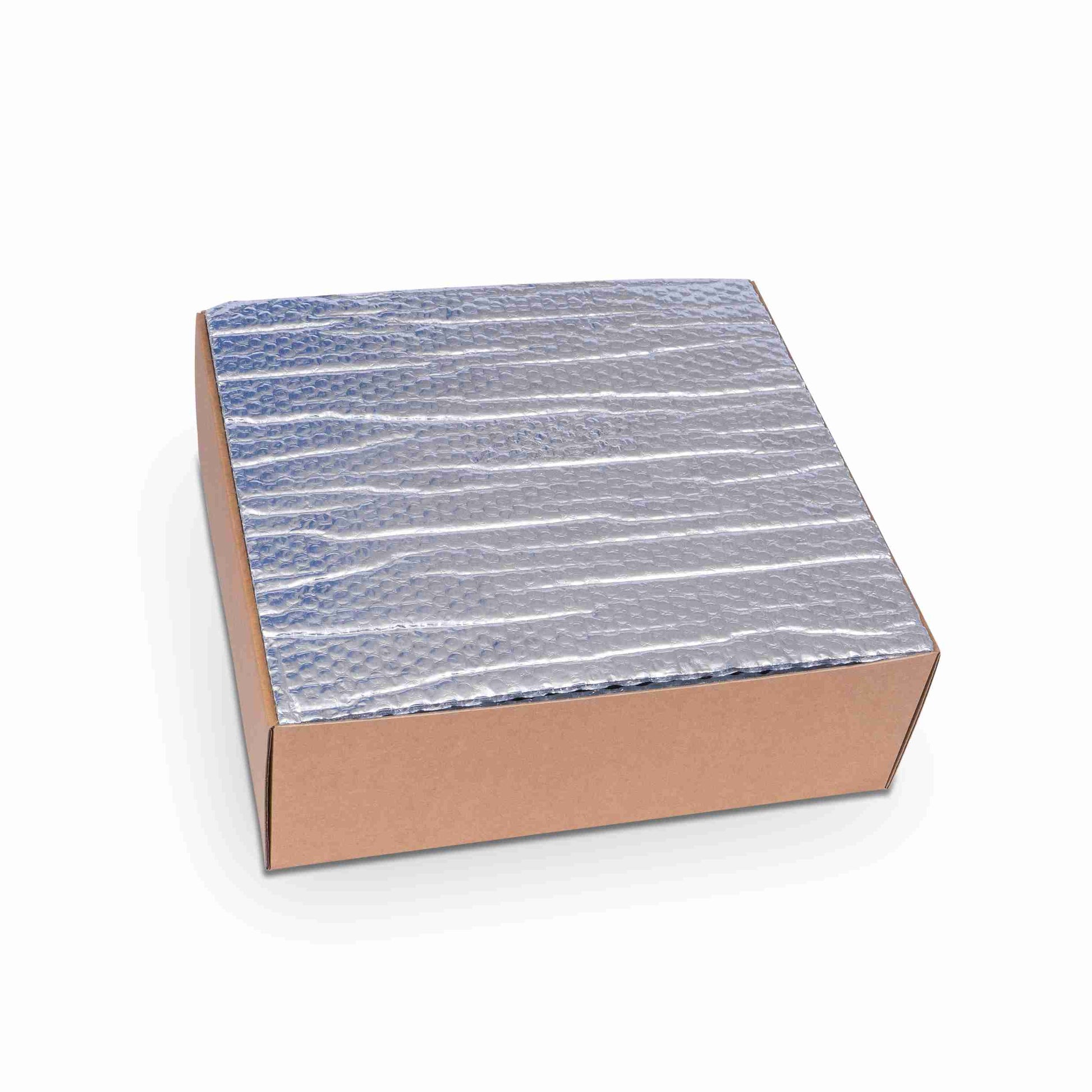 Frische verpackung Teleskopbox – 416 × 388 × 145 mm, braun, Wellkarton, nassfest, Deckel – 1 Stk., ab 20 Stk.