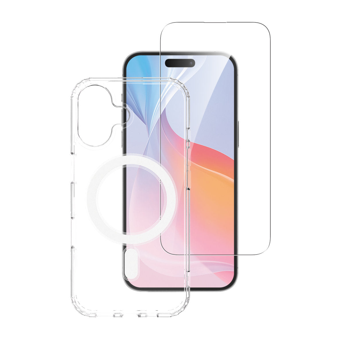4smarts Displayschutzfolie – für Apple iPhone 16, Glas, 9H, transparent