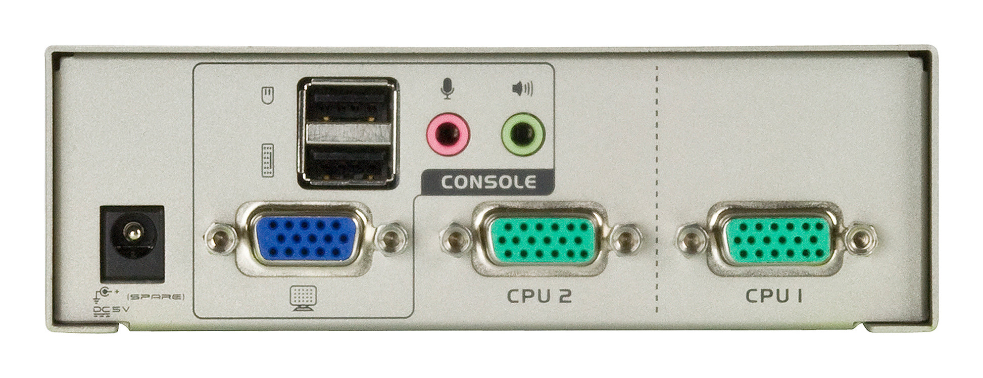 ATEN CS72U – KVM-Switch – 2-Port, VGA – 2048 × 1536 @ 60 Hz, Audio