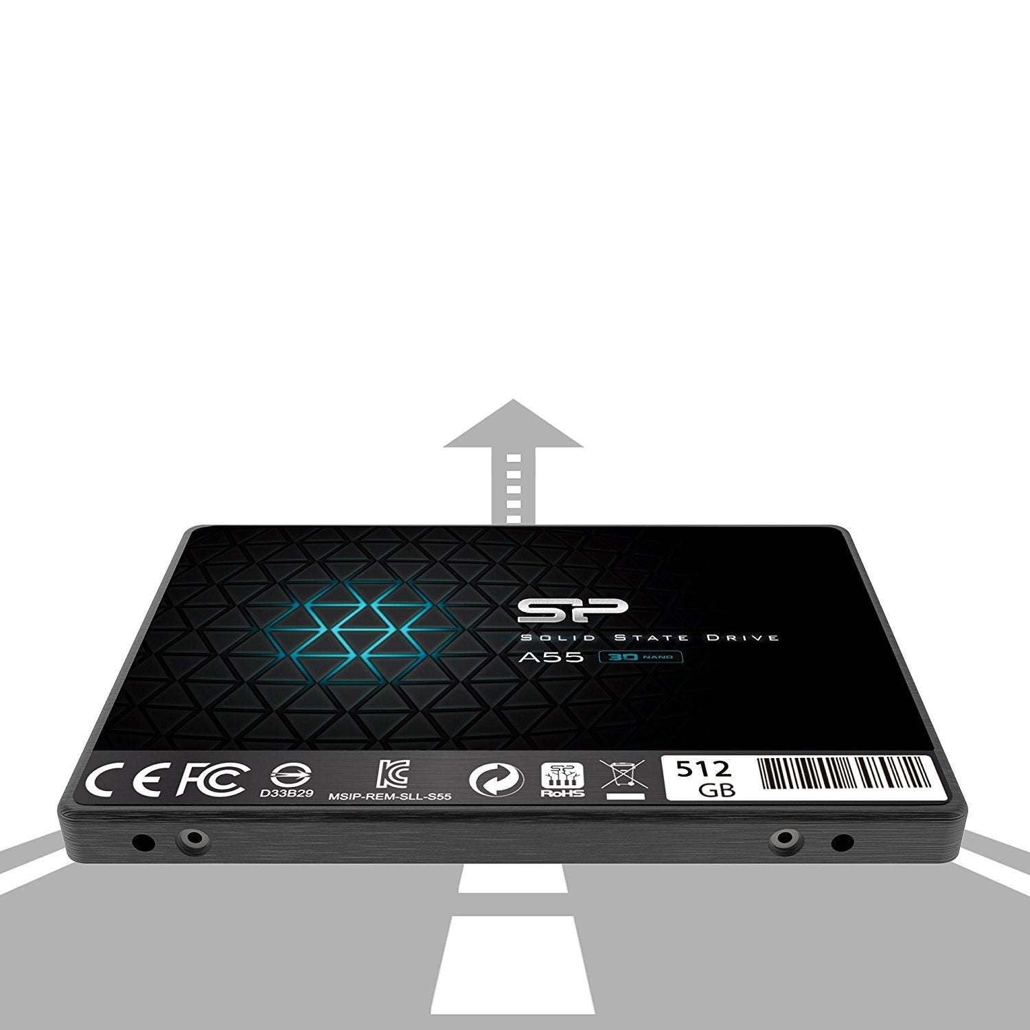 Silicon Power Ace A55 512 GB (SP512GBSS3A55S25) – für 2,5" SATA III