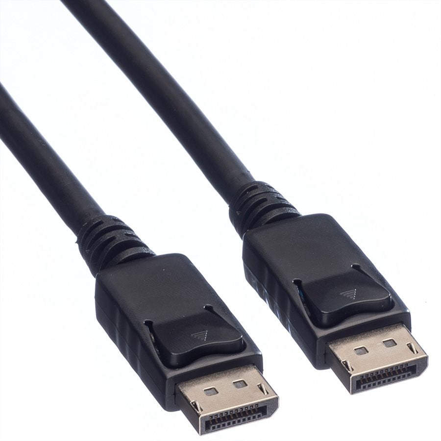 VALUE DisplayPort Kabel DP 1.2 4K 60 Hz – 1,5 m – für Monitor, TV, Beamer
