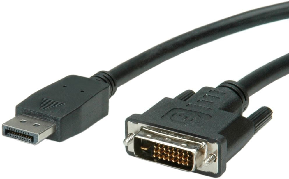 VALUE DisplayPort auf DVI-D Kabel DP 1.1 1080p 60 Hz – 1,5 m – verriegelbar