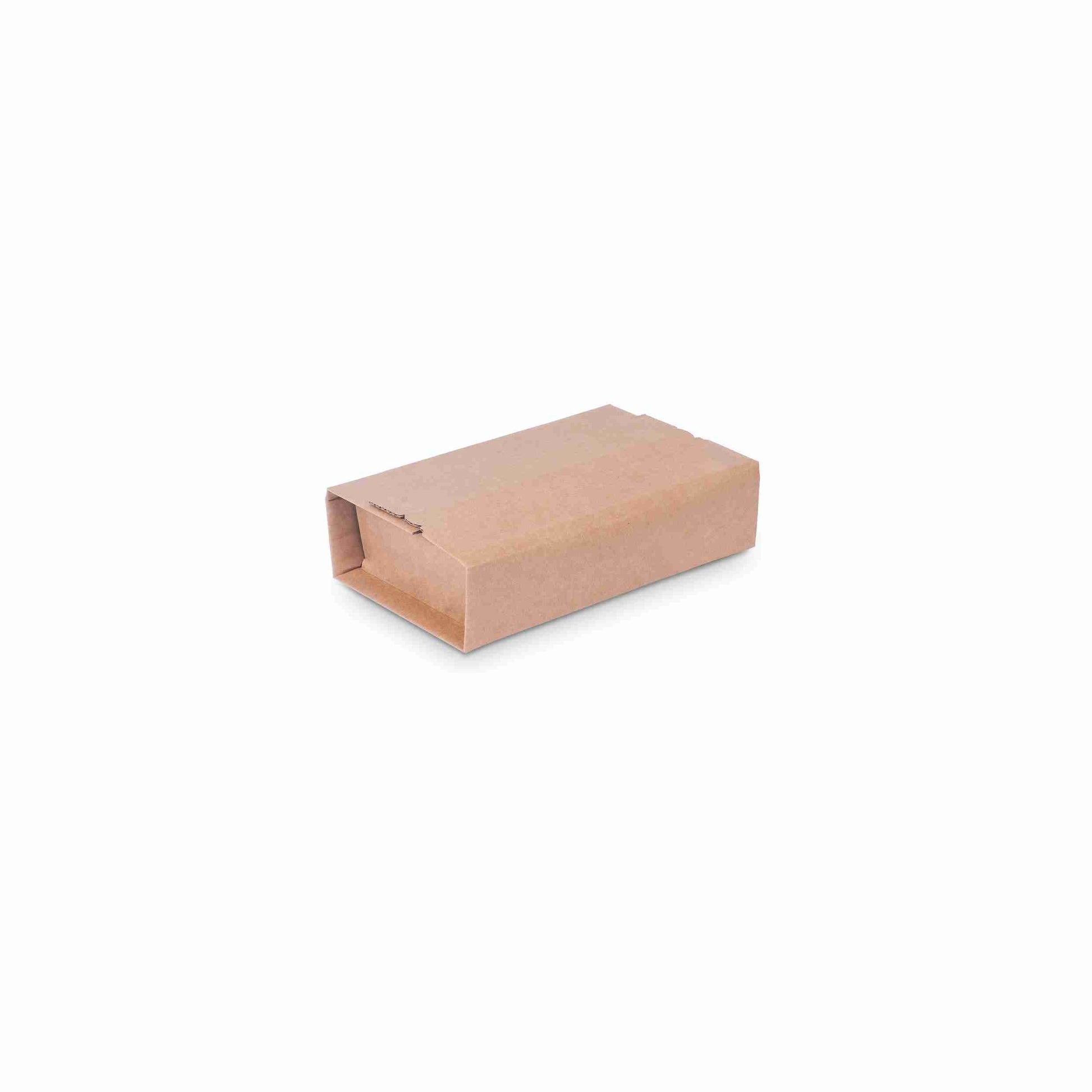 Model Versandkarton – 230 × 165 × 70 mm, braun, Wellkarton, Automatikboden, selbstklebend – 1 Stk., ab 400 Stk.