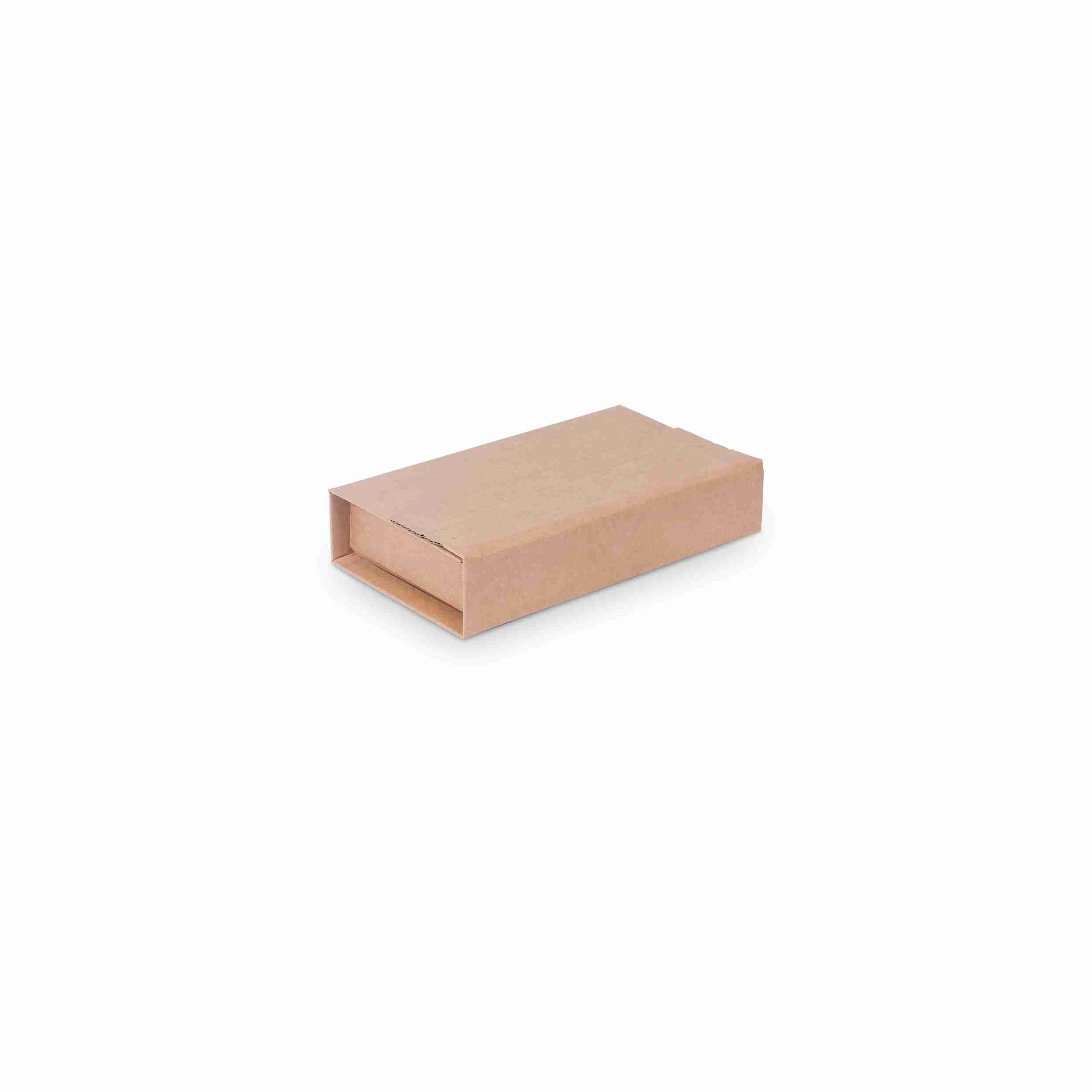 Model Versandkarton – 251 × 165 × 60 mm, braun, Wellkarton, selbstklebend – 1 Stk., ab 300 Stk.