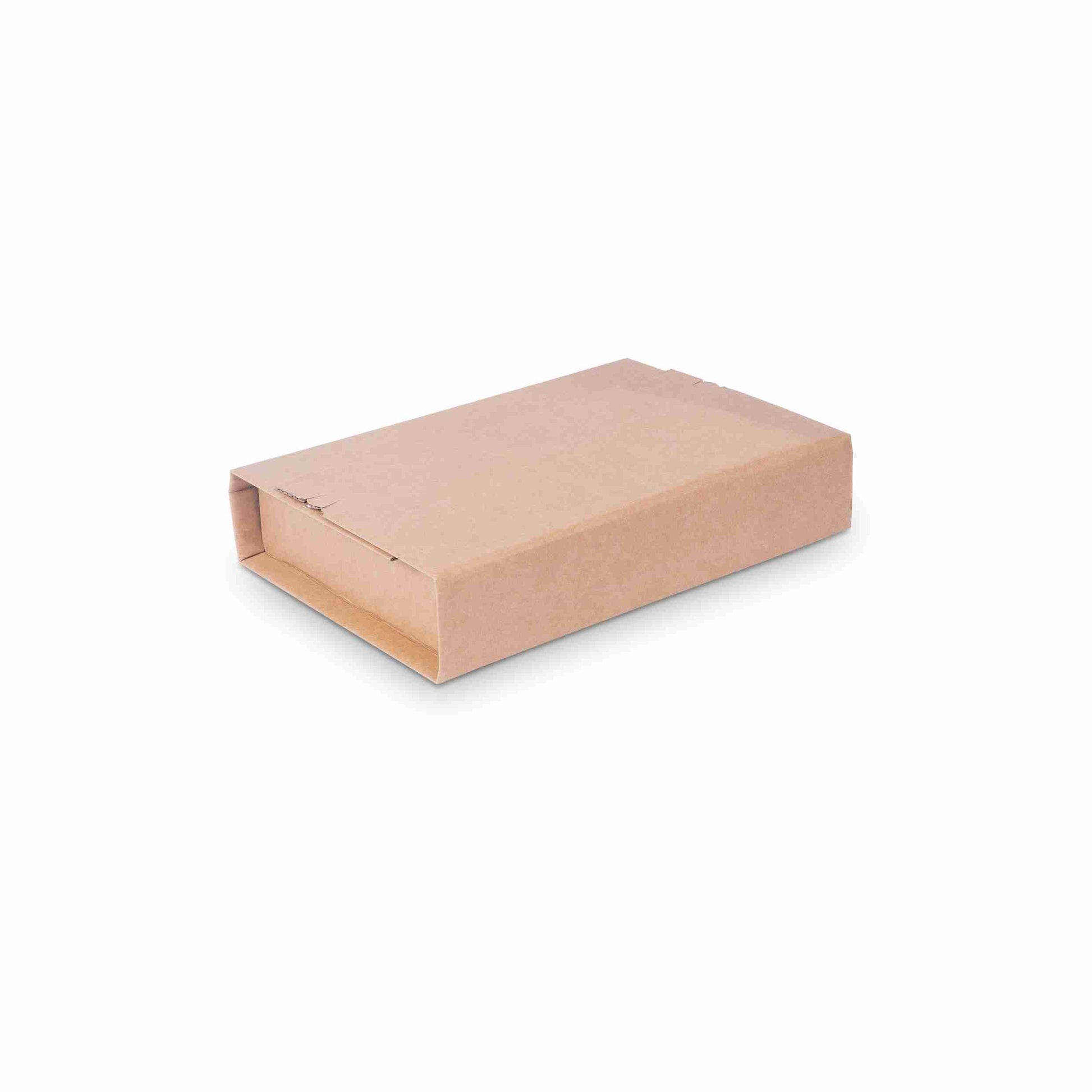 Model Universal- und Buch Versandkarton – 325 × 250 × 80 mm, braun, Wellkarton, selbstklebend – 1 Stk., ab 500 Stk.