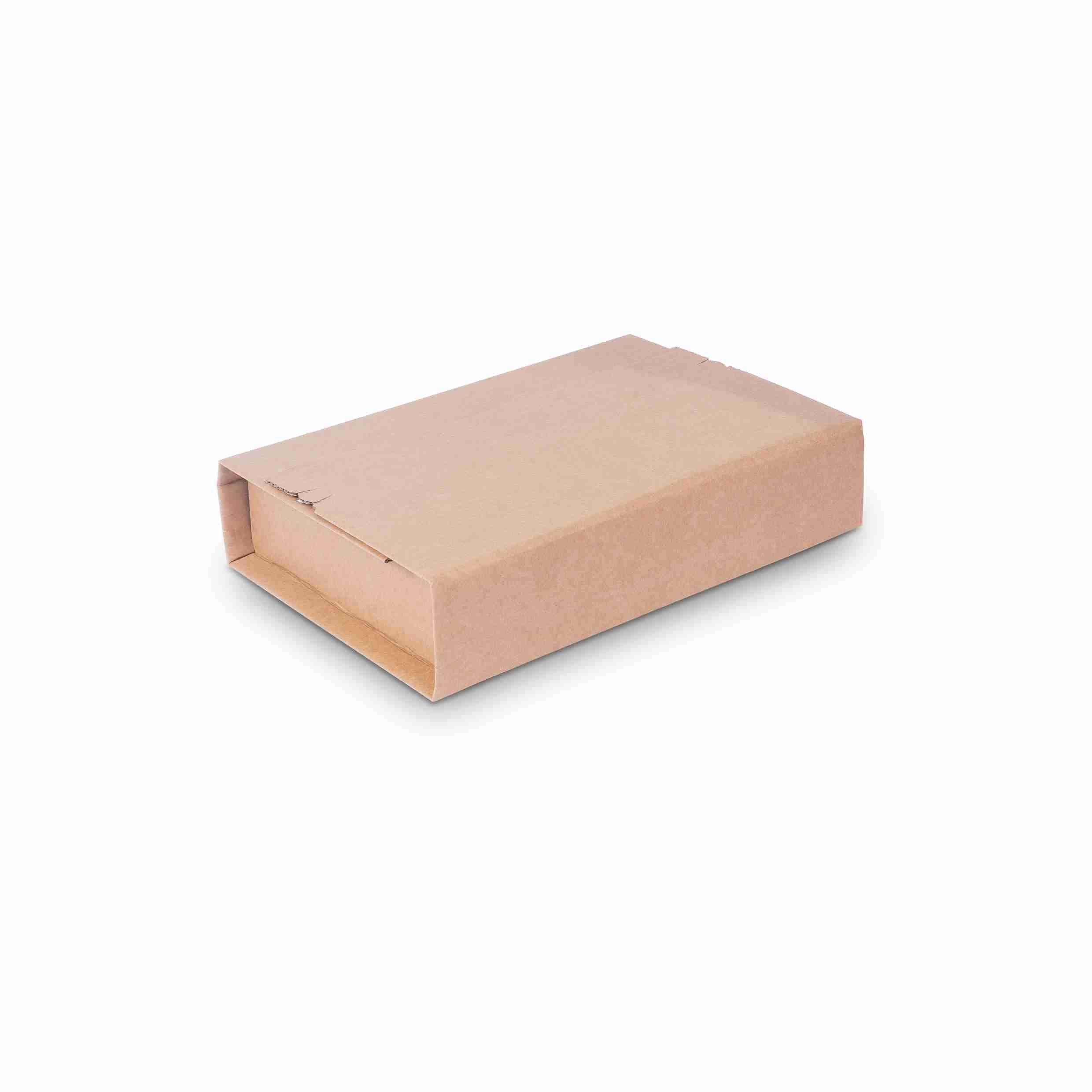 Model Versandbox – 325 × 260 × 90 mm, braun, Wellkarton, Automatikboden, selbstklebend – 1 Stk., ab 20 Stk.