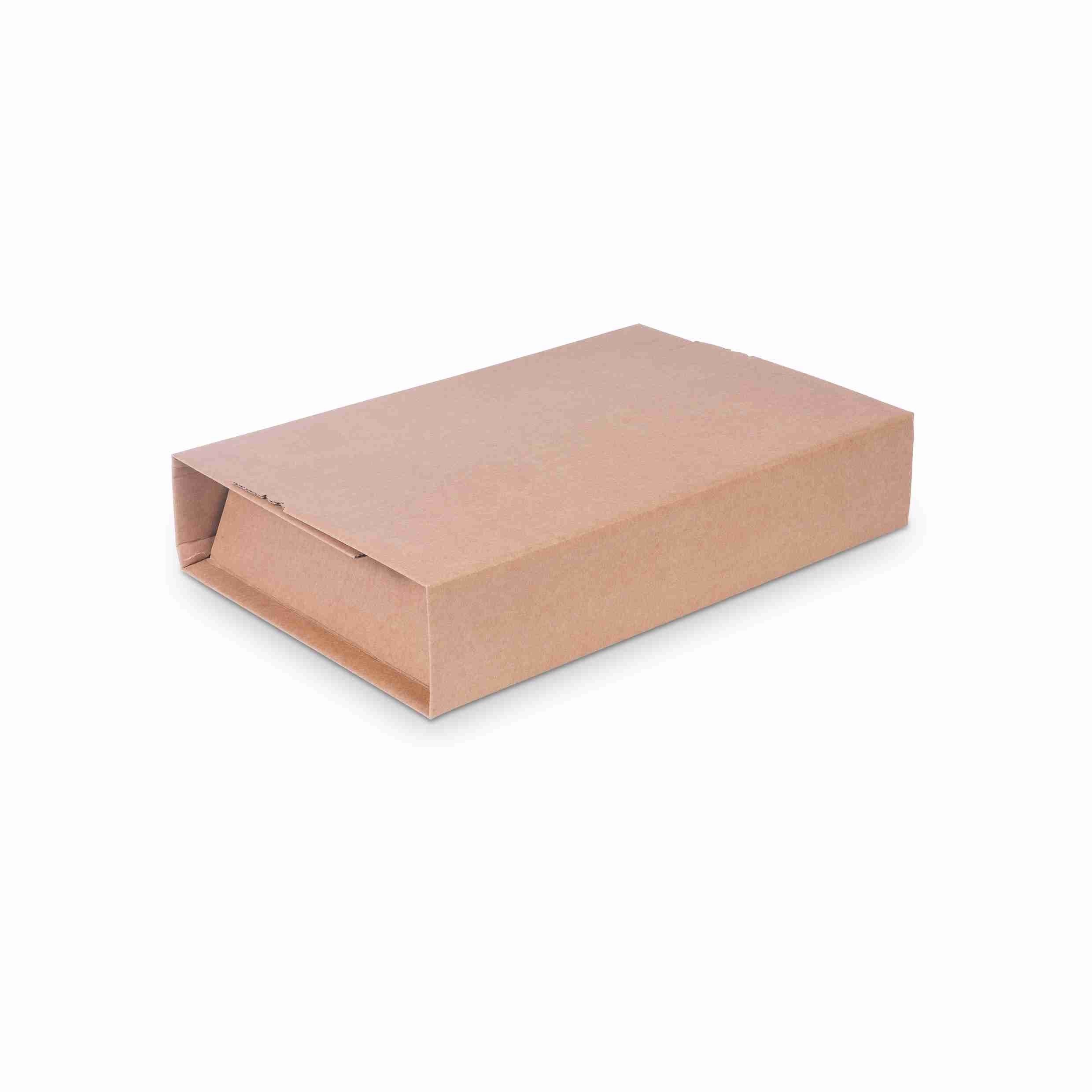 Model Versandkarton – 430 × 310 × 90 mm, braun, selbstklebend – 1 Stk., ab 20 Stk.