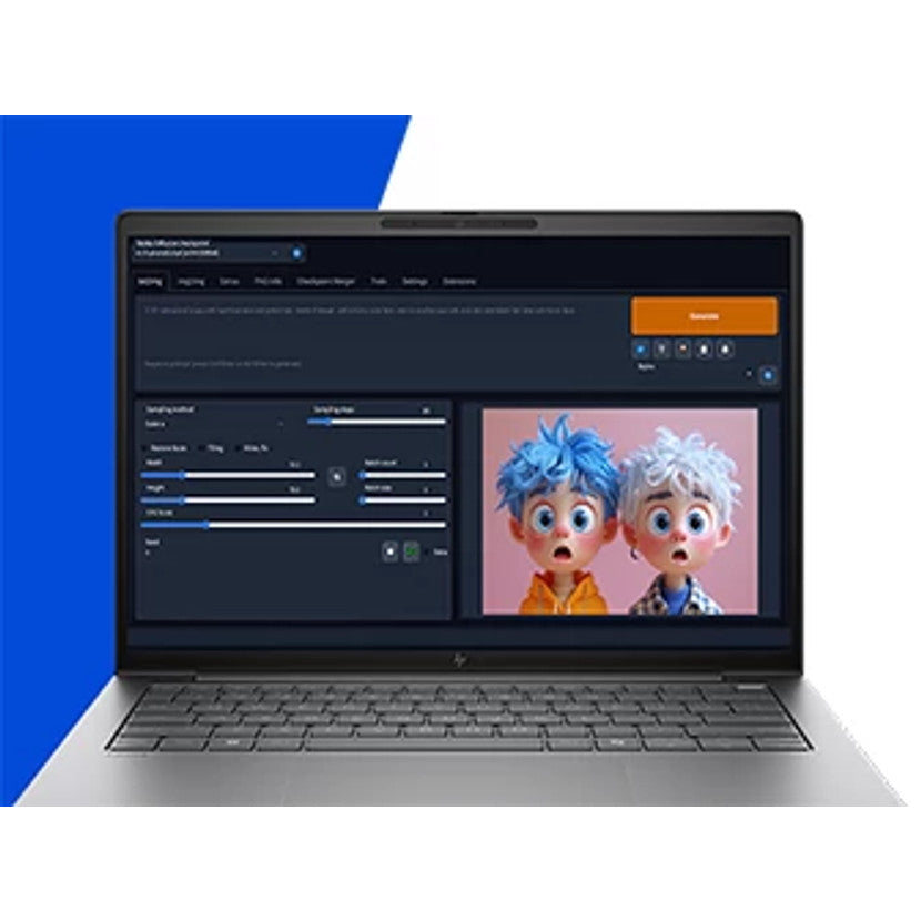 HP ZBook 8 G1 – 14" WQXGA, Core Ultra 7 255H, 32 GB, 1 TB SSD, Win 11 Pro