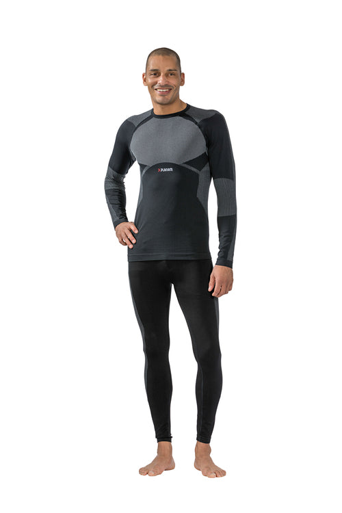 Planam Funktionswäsche-Set Fit – Schwarz, Grösse L/XL