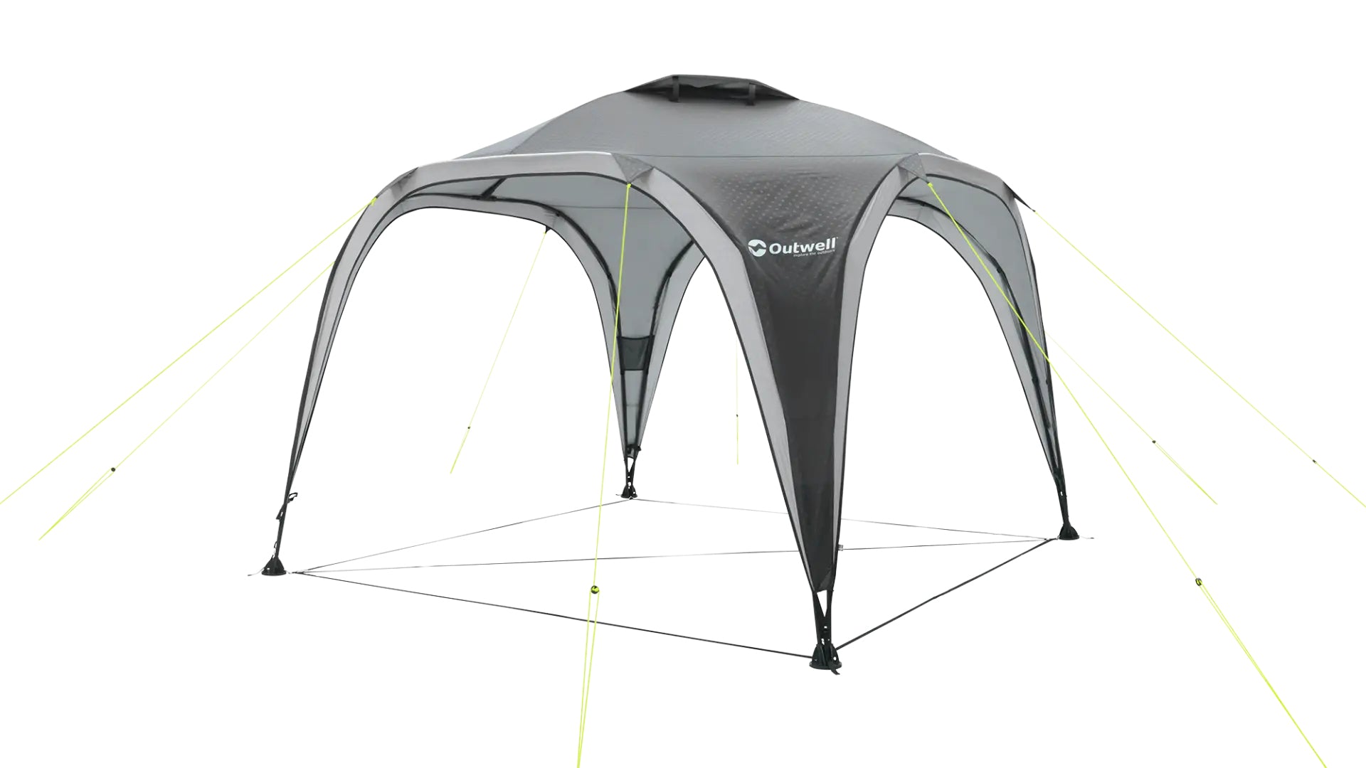 Outwell Stellwand – 3000 × 2350 mm, Polyester, Grau, UV-Schutz