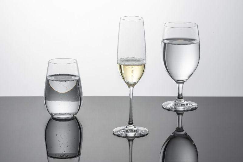 SCHOTT ZWIESEL Trinkglas – 4er Set, 397 ml, Ø 8,1 cm, H 11,4 cm, Glas, Transparent, spülmaschinenfest