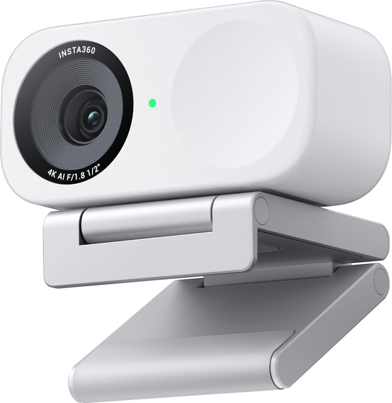 Insta360 Link 2C Webcam – 4K Ultra HD, 60 fps, Autofokus, USB-C, Sichtschutz, HDR – Weiss