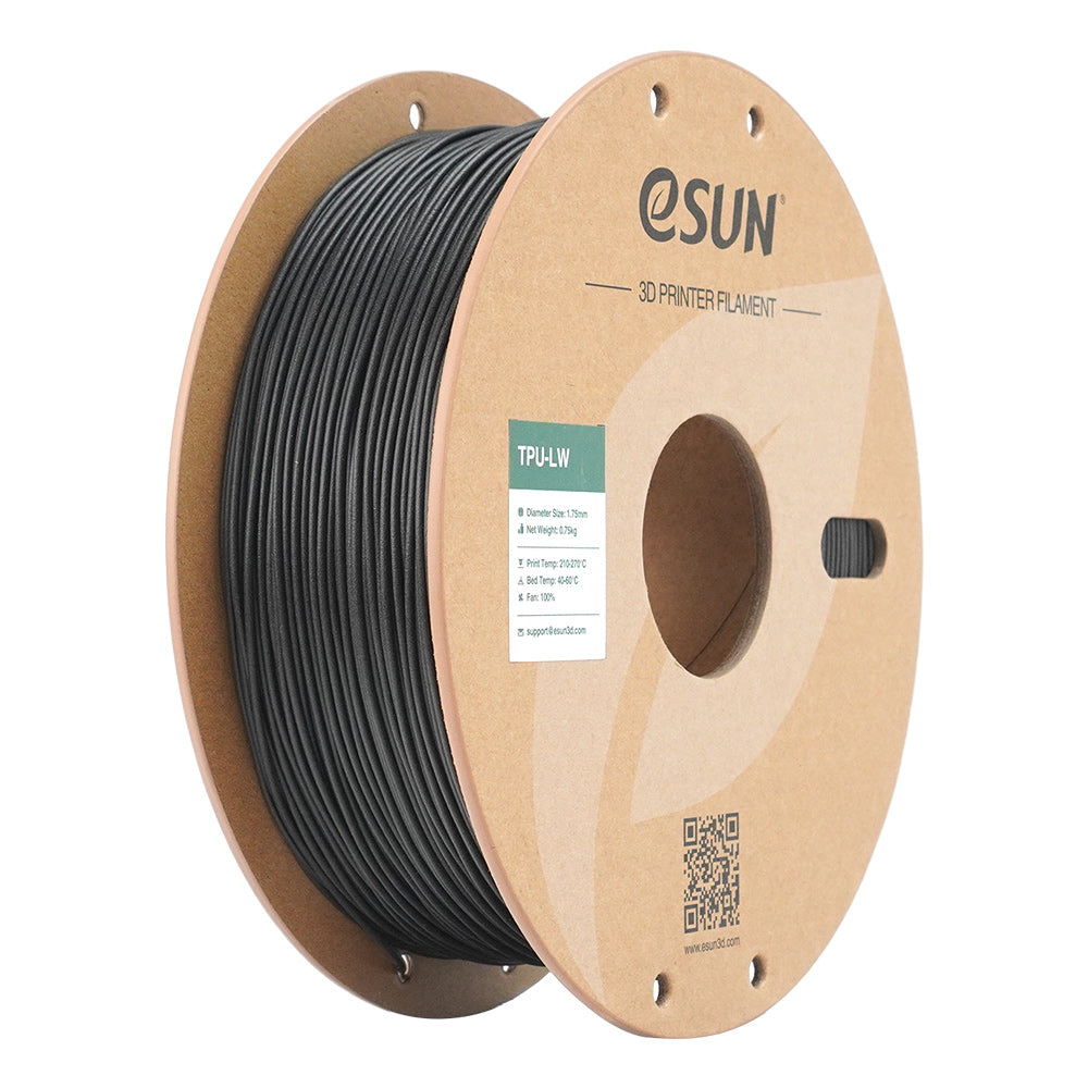 eSUN Filament TPU LW – 1,75 mm, 1 kg – Schwarz