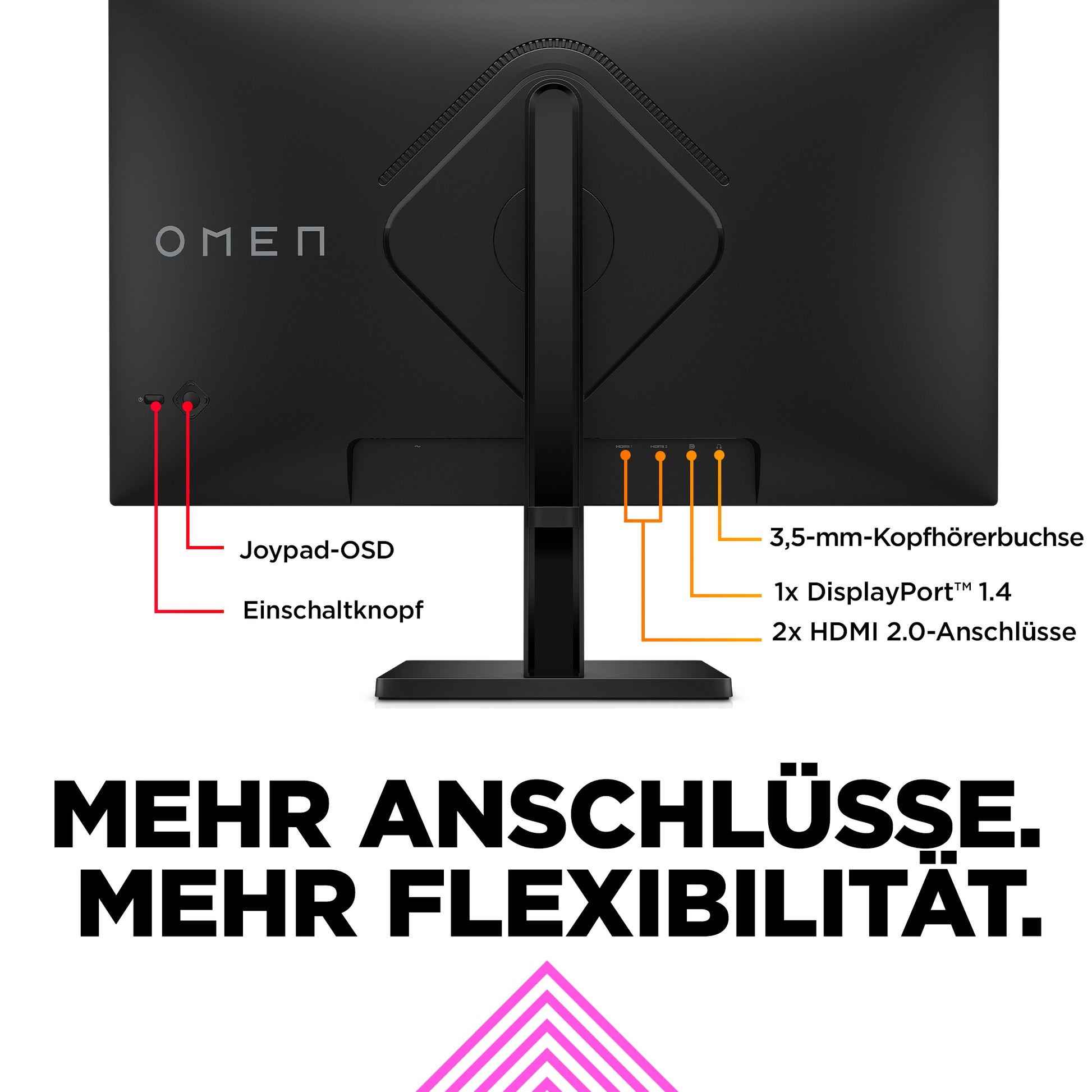 HP OMEN 27Q – Monitor, 27" 2560 × 1440 (WQHD), 165 Hz