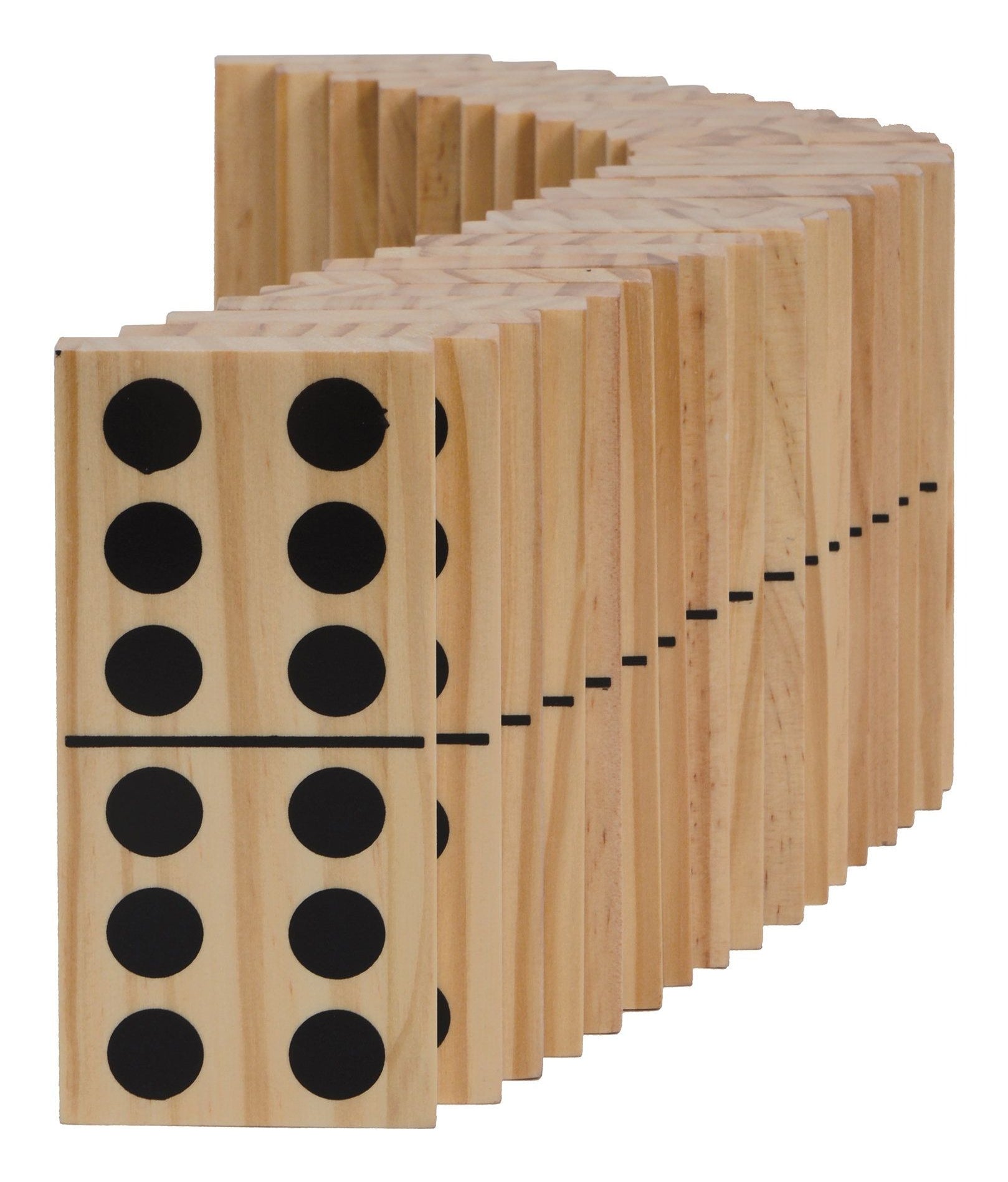 Schildkröt Funsports Jumbo Domino Set – Legespiel, 1–4 Spieler, ab 5 Jahren, 20 Min., mehrsprachig