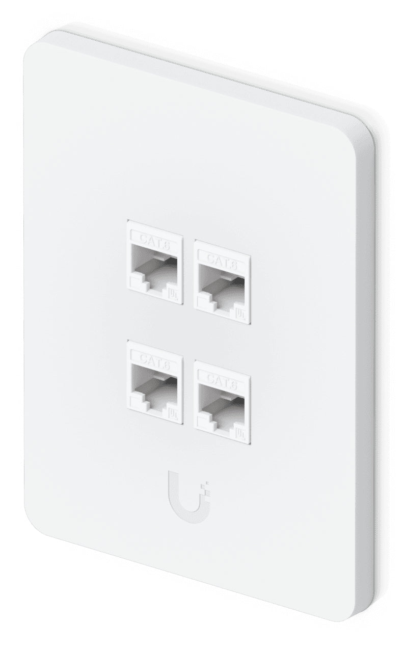 Ubiquiti Aufputz-Box, 88×118×9,6 mm, 4er-Pack, Polycarbonat/Stahl – weiss