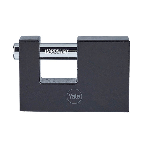 Yale Y113BL Mechanisches Vorhängeschloss – Eisen, Bügel 15×11,8 mm, Sicherheitslevel 3, Aussen, Schwarz