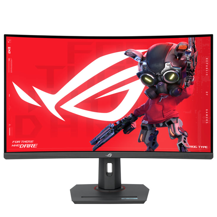 ASUS ROG Strix XG32WCS – 31,5" Curved 1500R, 2560 × 1440 (WQHD), VA, 180 Hz, USB-C 8 W, DisplayHDR 400