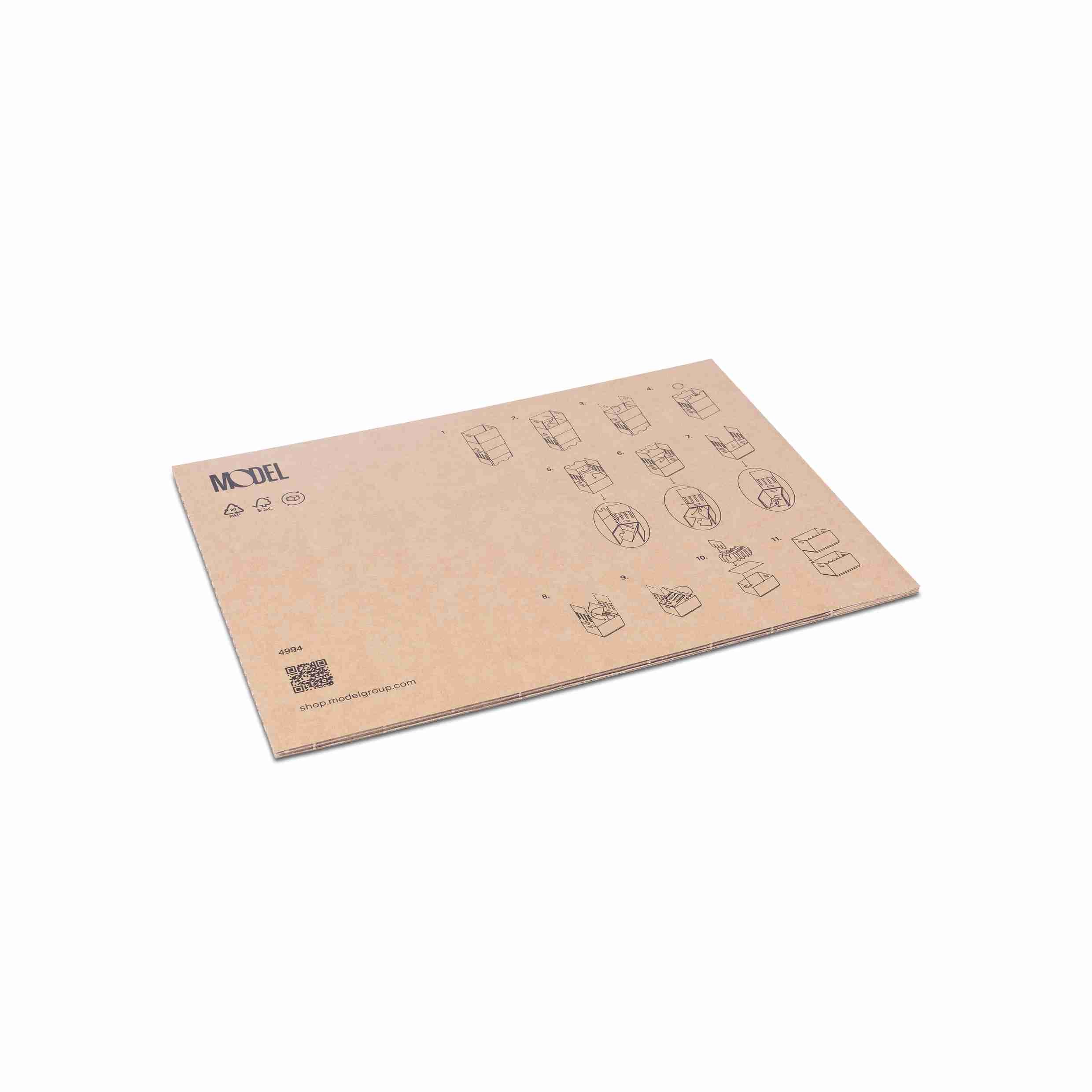Einlagekarton – 272 × 373 × 7 mm – Karton – für Bierkasten – 1 Palette (2'000 Stk.)