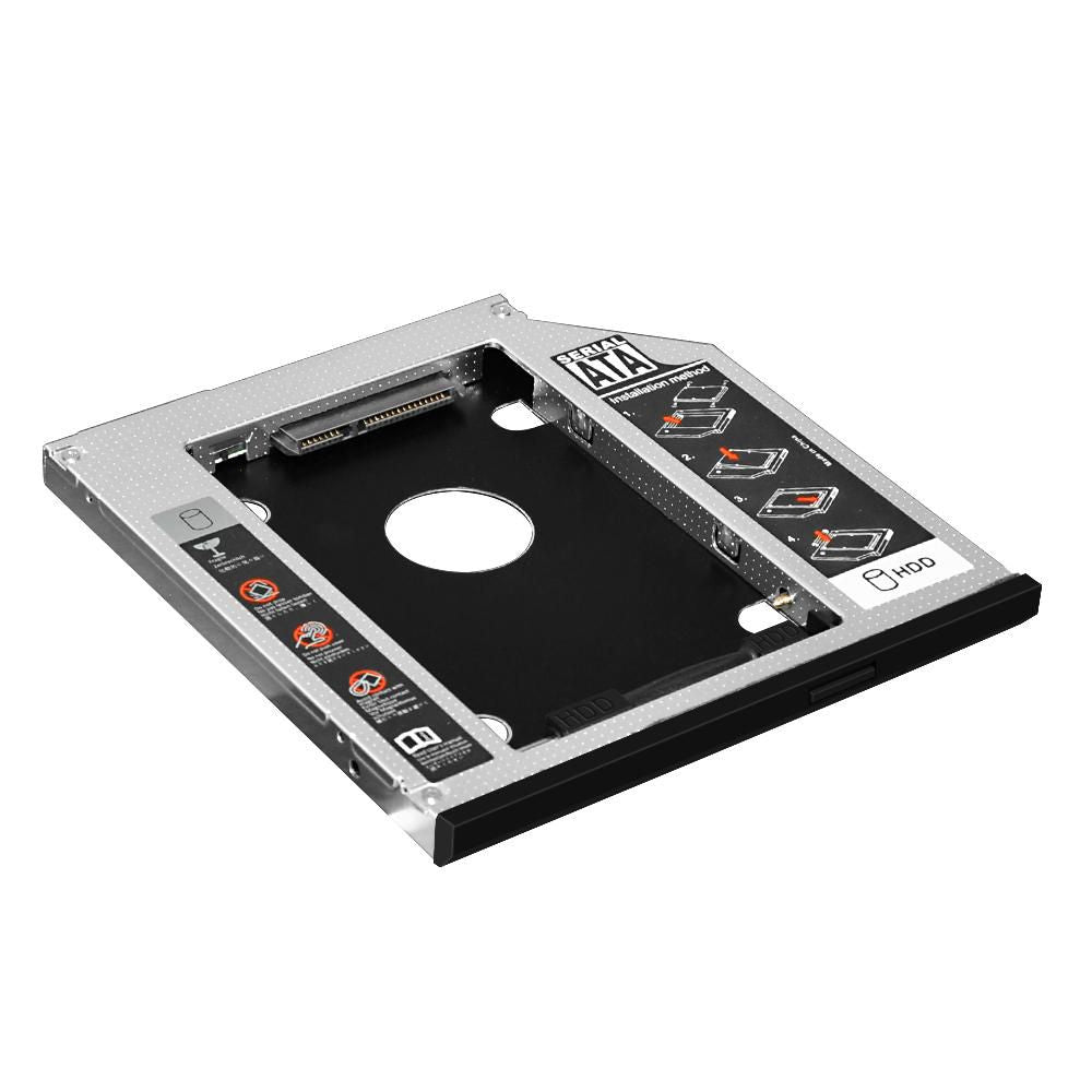 CoreParts 2. Einschub HDD/SSD-Caddy 9,5 mm – Schwarz