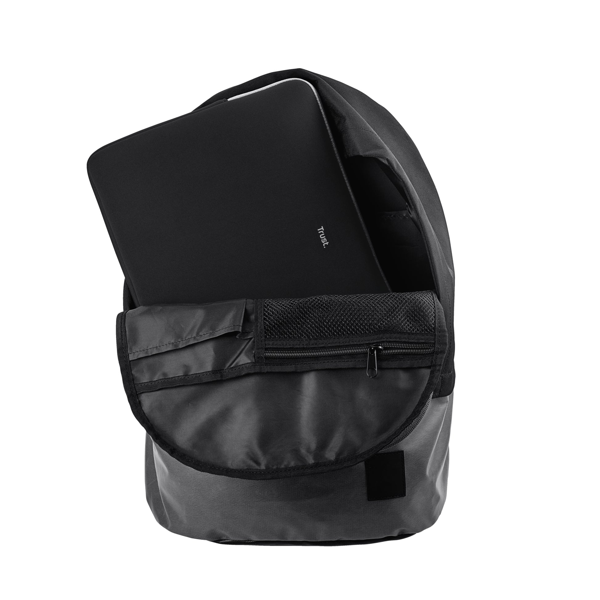 Trust Primo Soft Sleeve Notebook-Schutzhülle – für Notebooks bis 15,6", Stossschutz, Neopren, Schwarz