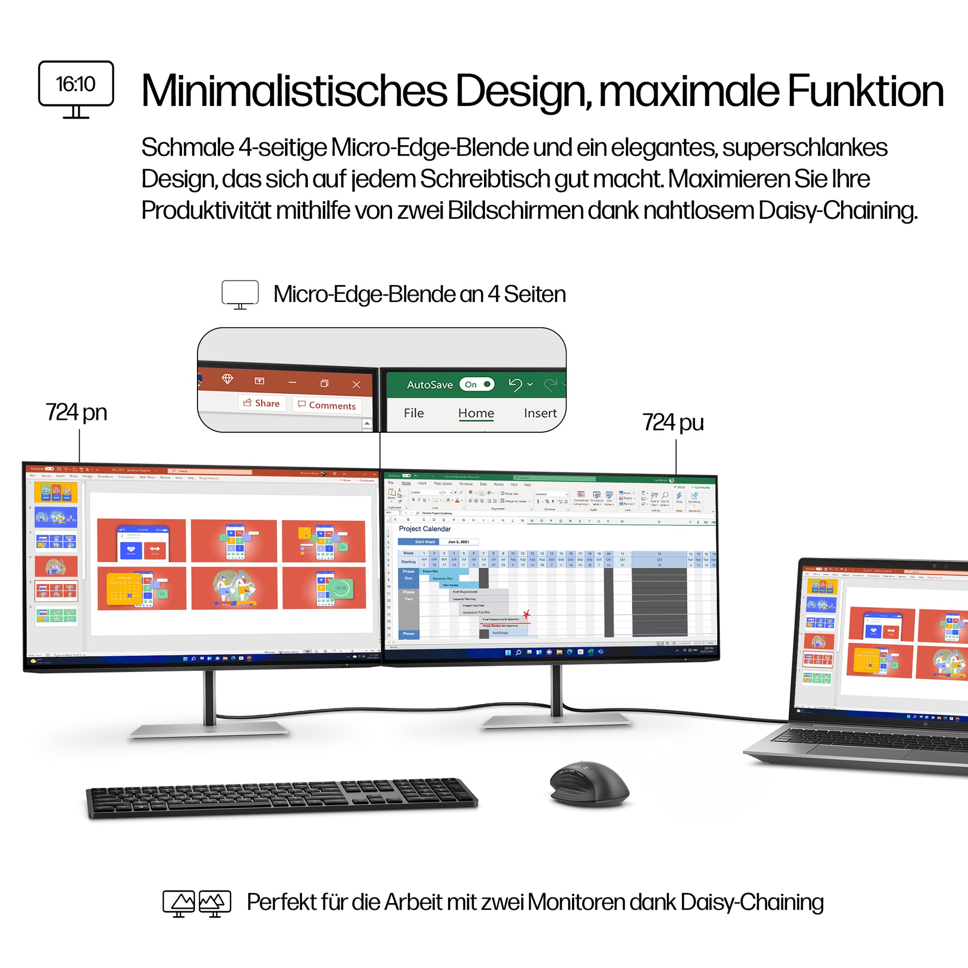 HP Series 7 Pro 724Pn – Monitor, 24", 1920 × 1200 (WUXGA)
