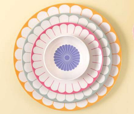 Villeroy & Boch Platzteller – Porzellan, Mehrfarbig, Rund, 6 Stück