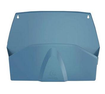 Exacompta AutentiK – Wandfach für A4, quer, Kunststoff, blaugrau, 382 × 289 × 72 mm