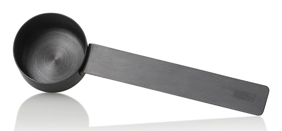 AdHoc Messlöffel 10 ml, Ø 4 cm, 14 cm, Edelstahl, Schwarz