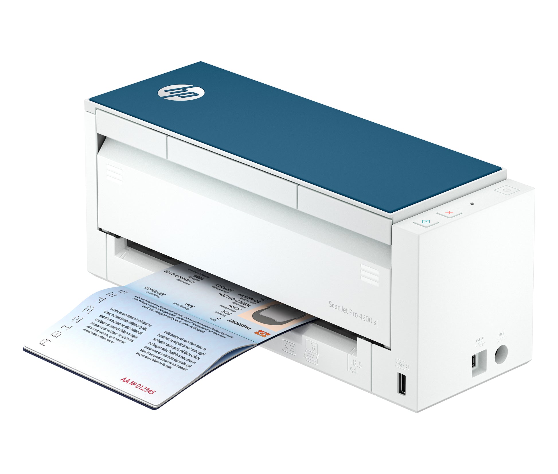 HP ScanJet Pro 4200 s1 – Einzugsscanner, A4, Duplex, 40 Seiten pro Minute, ADF 50 Blatt, USB