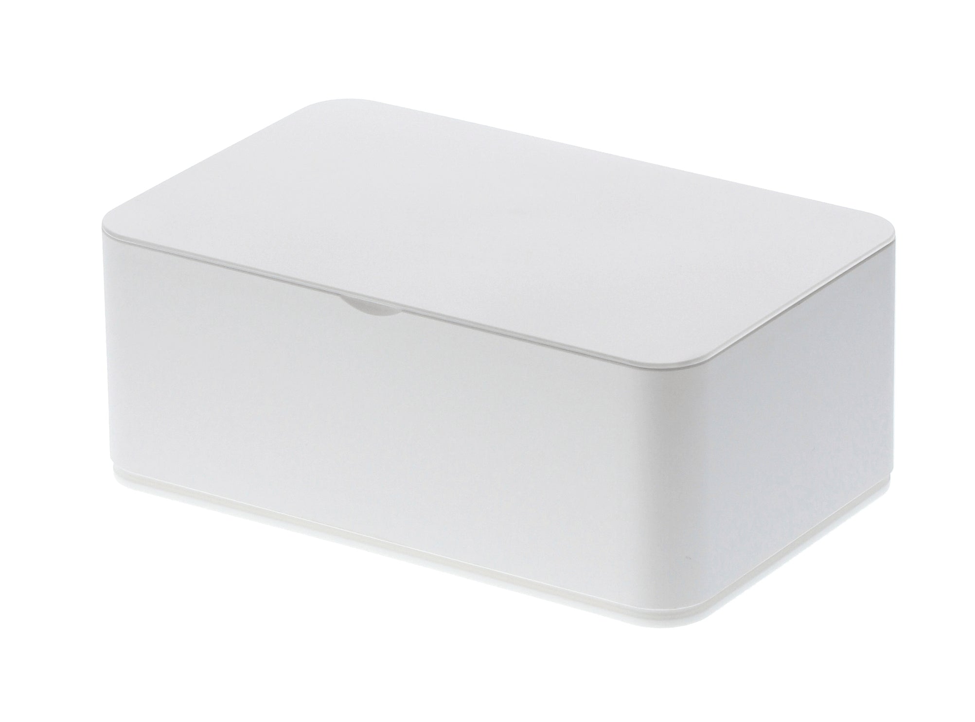 Yamazaki Kosmetiktuchbox – Tisch, ABS/Polypropylen, 12×19×7,5 cm, Weiss