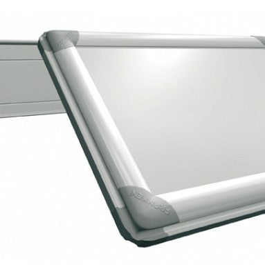 Franken Whiteboard – 90 × 60 cm, Emaille, magnetisch, Aluminiumrahmen, Wandmontage