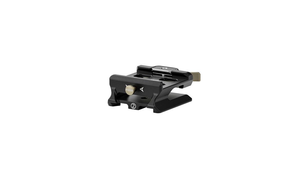 Tilta TA-LBA2-B Baseplate Adapter Typ II – 127 × 88.9 × 76.2 mm, 118 g – 1/4-20" Gewinde – Schwarz