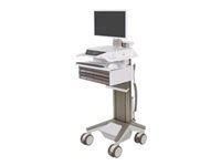 Ergotron CareFit Pro IT-/Medizin-Fahrwagen – elektrisch höhenverstellbar