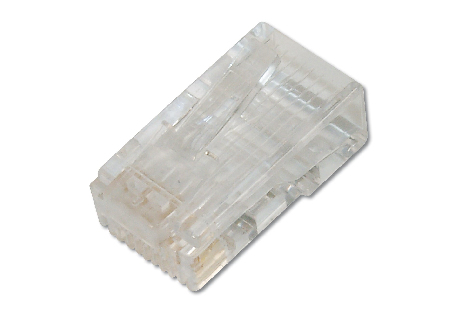 Digitus CAT 6 Modularstecker – RJ-45, gerade, U/UTP, Goldkontakte, 100 Stk., transparent