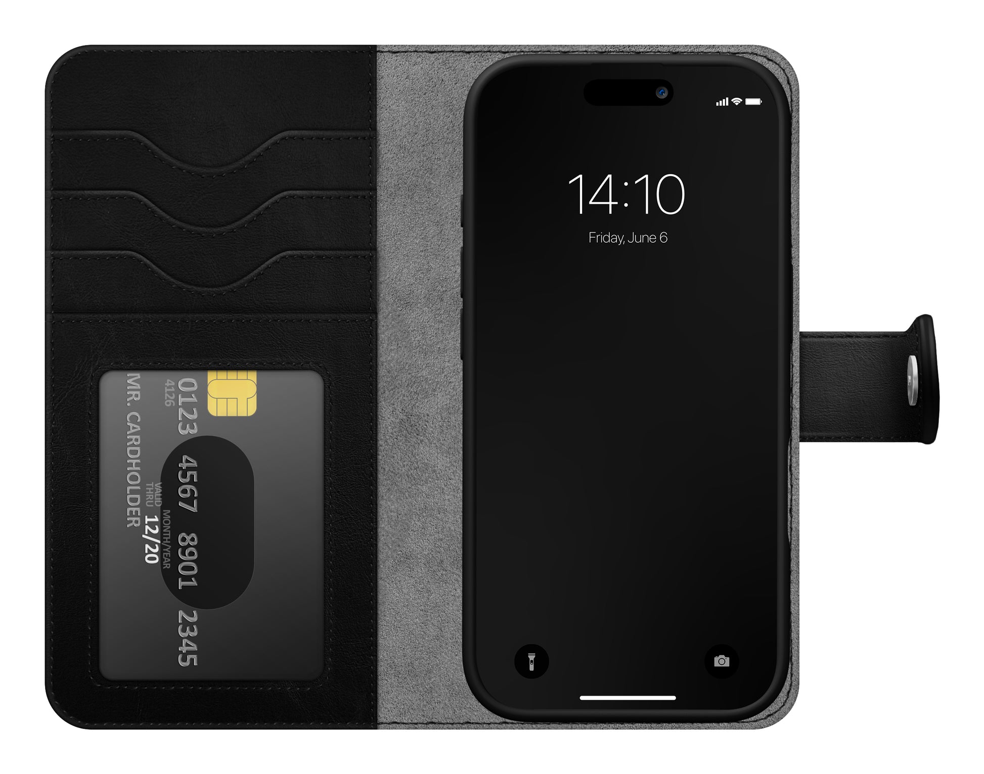 Ideal of Sweden – Booklet-Hülle – für Apple iPhone 17 Pro Max – schwarz – MagSafe-kompatibel